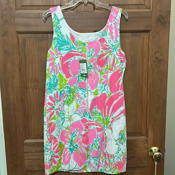 Lily Pulitzer Flamingo Pink Cathy Shift dress - Picture 2 of 3